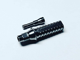 Абатмент временный, совместимый с Straumann Bone Level 4.1-4.8 RC Н 1.0 мм для одиночных конструкций